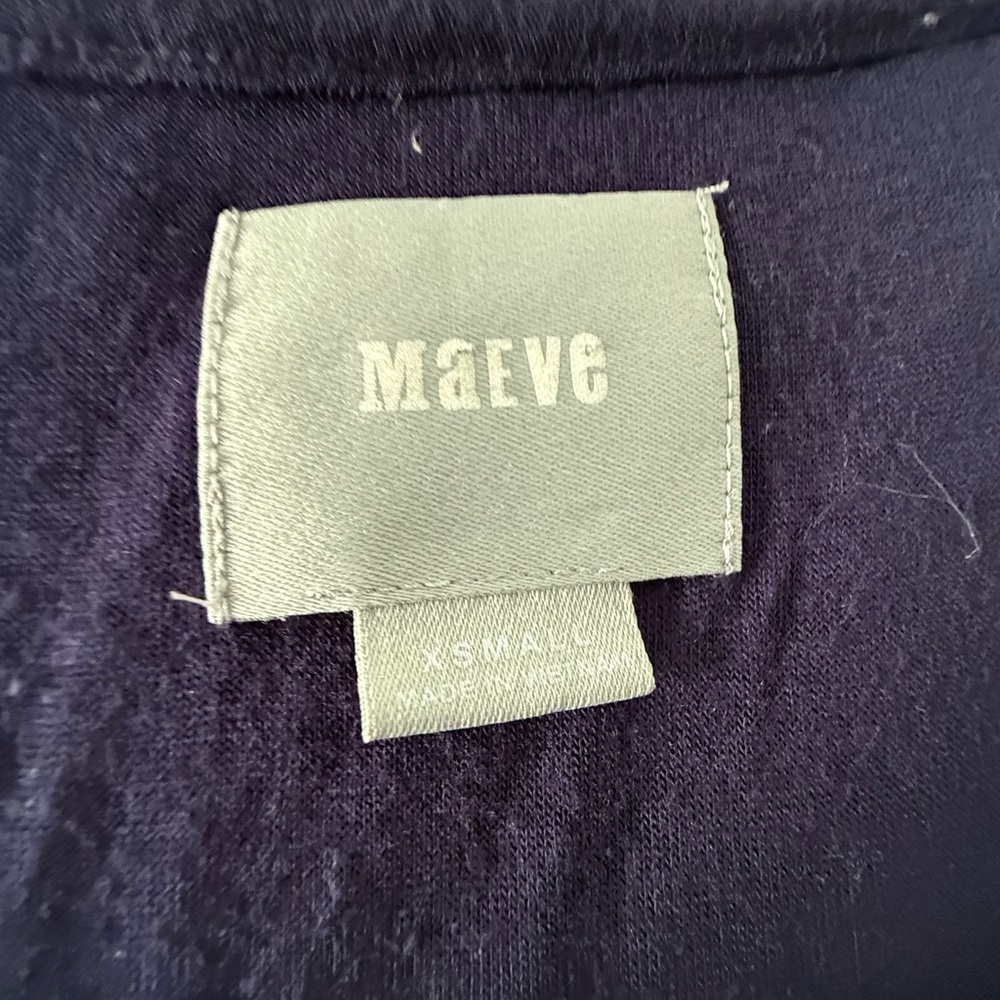Maeve navy Sleeveless A-Line Midi Dress - Picture 8 of 8